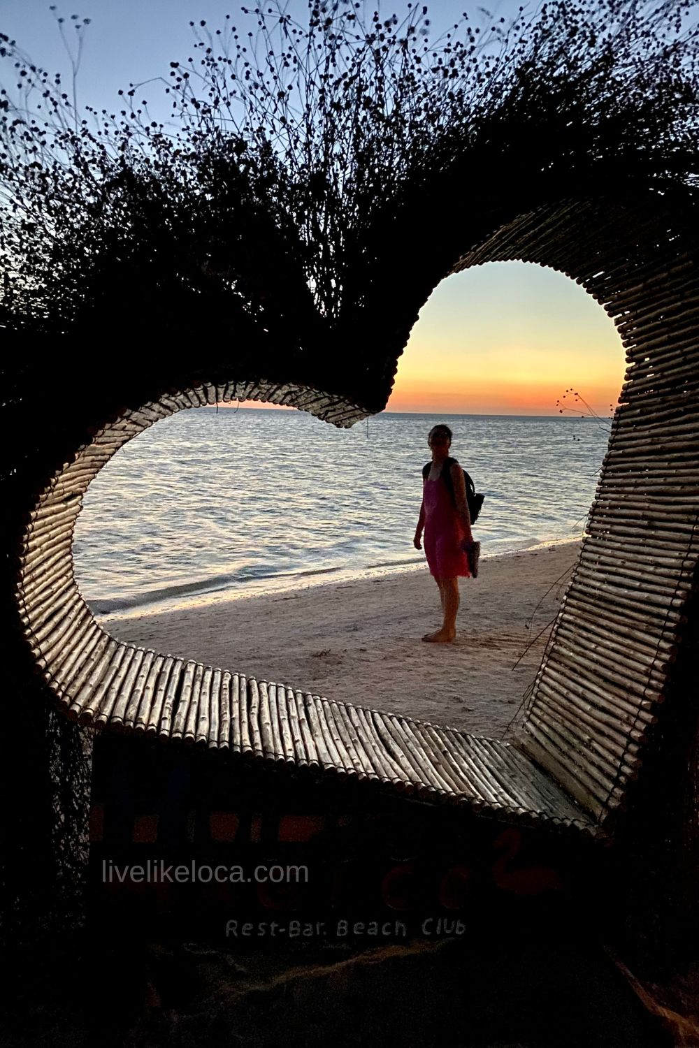 Sunset in Isla Holbox, Mexico